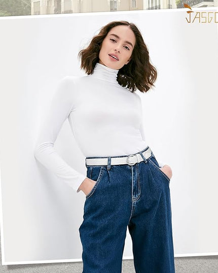 JASGOOD Women Men Braided Woven Elastic Stretch Belt Golf Canvas Casual Belt for Jeans Pants