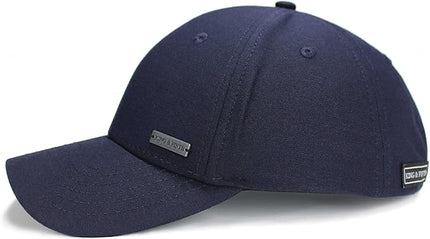 Fashion Baseball Hats for Men by King & Fifth | The Senna Baseball Cap with Low Profile & Menswear Fabric + Baseball Caps