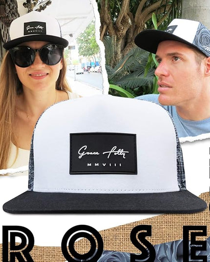 Grace Folly Trucker Hat for Men & Women. Snapback Mesh Caps