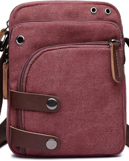 Collsants Mini Crossbody Bags for Women and Men - Small Purses and Handbags - Travel Bag - Canvas Shoulder Purse