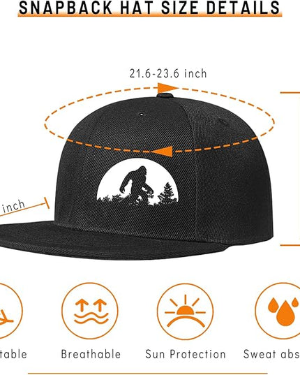 Chef Hat Flat Bill Hats for Men Funny Double Knives Kitchen Adjustable Baseball Cap Snapback Hat for Women