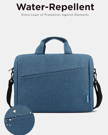 Lenovo Laptop Carrying Case T210, 15.6-Inch Laptop and Tablet, Sleek Design, Durable and Water-Repellent Fabric, Business Casual or School, GX40Q17230 Casual Toploader - Blue