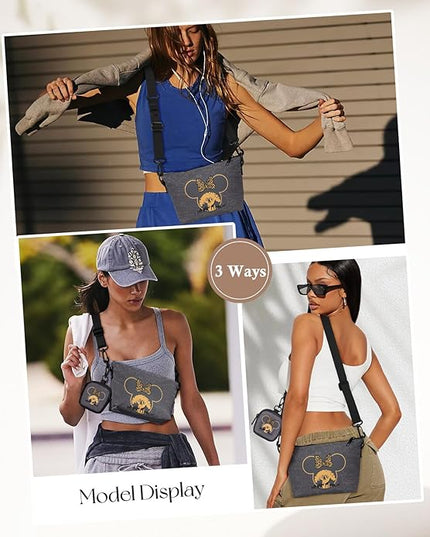 Cute Crossbody Bags for Women - Fashion Design Small Cross Body Bag Cell Phone Purse Wallet Shoulder for Girls