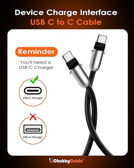 chubbycable Crossbody Strap for iPhone 17 Series 240W USB-C Phone Lanyard Charging Cable with Anti-Theft Lock, Wrist/Neck Strap Fast Charge & Data Transfer,Dark Blue,4.59FT