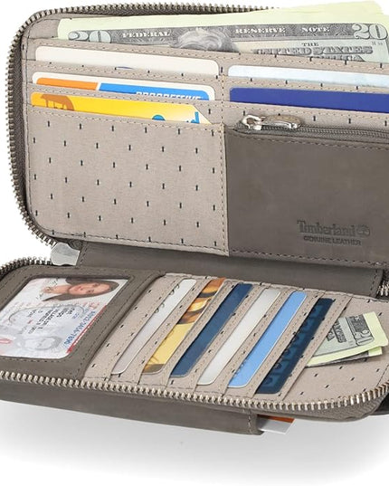 Timberland Women's RFID Leather Phone Crossbody Wallet Bag