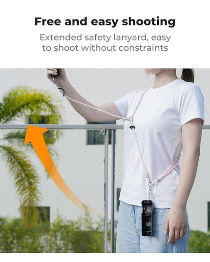 K&F CONCEPT 2-in-1 Phone Lanyard Crossbody with 1/4" Screw, Adjustable Anti Theft Crossbody Strap Compatible for DJI Osmo