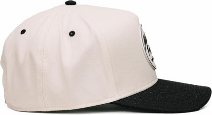 Nuthin Fancy Comus Snapback Hat, Everyday 5-Panel High Crown Canvas Trucker Hat for Men & Women
