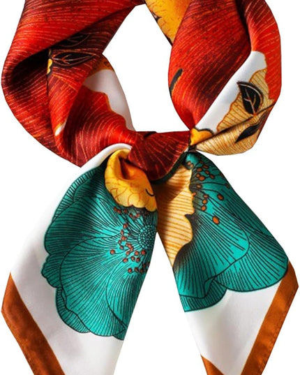 Satin Bandana Headscarf for Women Silky Hair Scarves for Fashion Lightweight