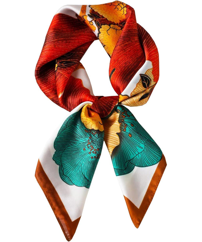 Satin Bandana Headscarf for Women Silky Hair Scarves for Fashion Lightweight