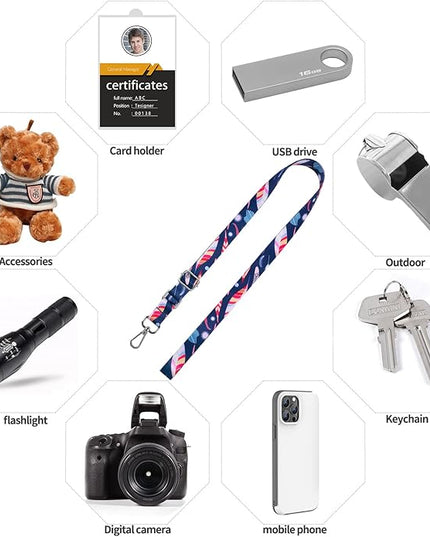 Phone Lanyards, Wrist Lanyards for Keys, Adjustable Shoulder Neck Strap,Universal Crossbody Cell Phone Lanyard for iPhone Case ID Badges,Card Holder, Car Key, and Most Smartphones (Feather)