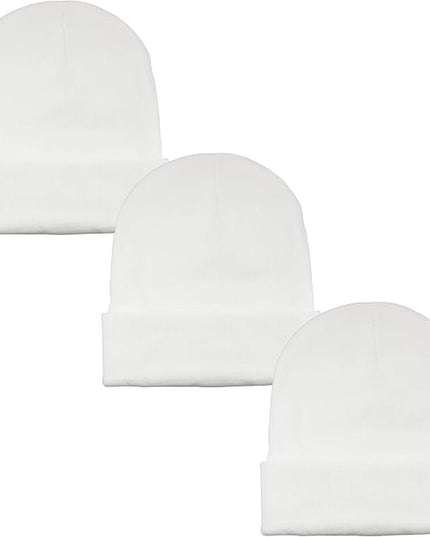 Gelante Unisex Beanie Cap Knitted Warm Solid Color