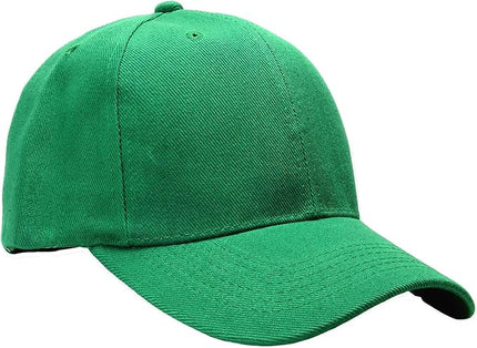 Falari Wholesale Bulk Lot 12-Pack Baseball Cap Adjustable Size Plain Blank Solid Color