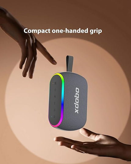 xdobo X8 Mini II Portable Bluetooth Speaker Small Bluetooth Speaker Waterproof IPX6 Computer Speakers Wireless with RGB Lights for Home/Outdoor/Party/Beach/Birthday Gift