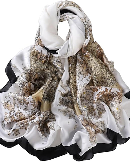 Silk Scarf Mulberry Silk Fashion Scarves Long Lightweight Shawl Wrap …