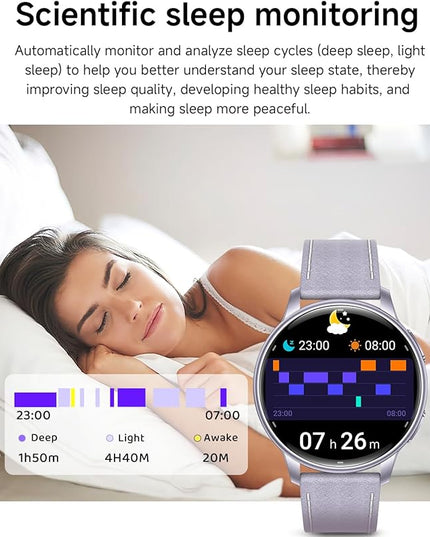 Fitness Tracker with Heart Rate Monitor Activity Tracker with Pedometer Smart Watch Sleep Monitor with Step Counter Calories Blood Oxygen Blood Pressure Monitor Make/Answer Call Health Tracker