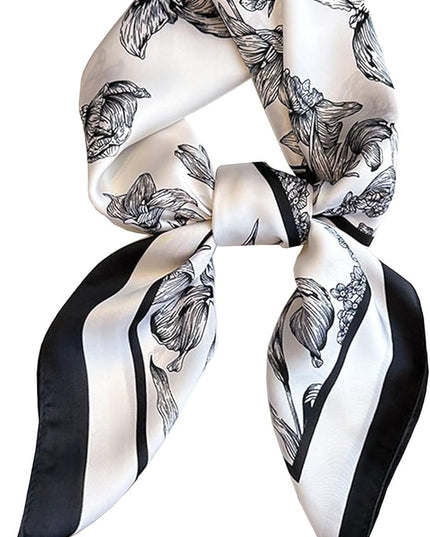 Neck Scarf For Womens Silky Head Scarves Hair Bandanas Square Scarf Fashion Accessories lightweight