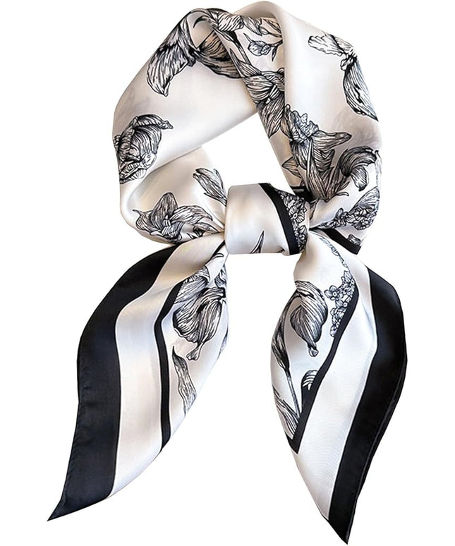 Neck Scarf For Womens Silky Head Scarves Hair Bandanas Square Scarf Fashion Accessories lightweight