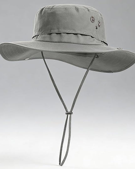 PLCWSCFV Plus Size XL XXL Sun Hats for Men Bucket Boonie UV Protection UPF50+ Waterproof Wide Brim Foldable Fishing Beach