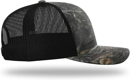 Richardson 112 Trucker Hat - Premium Adjustable Snapback Hat - Structured Six Panel Richardson Blank Caps