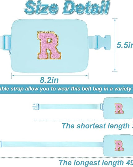 Uygafly Birthday Gifts for 6 7 8 9 10 11 12 13 Year Old Girls,Belt Bag for Women Girls Fanny Pack Crossbody Bags for Kids,Fashion Waist Packs Cute Teen Trendy Stuff Travel Essentials | Blue,R