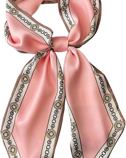 Dailyacc Hair Scarf for Women Fashion Silky Satin Headscarf Wrap Breathable Lightweight Neck Scarves For Handbag