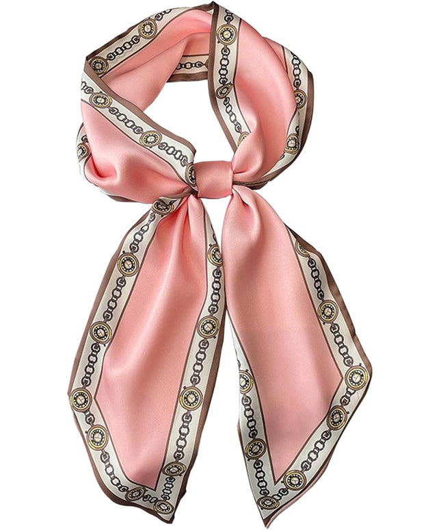 Dailyacc Hair Scarf for Women Fashion Silky Satin Headscarf Wrap Breathable Lightweight Neck Scarves For Handbag