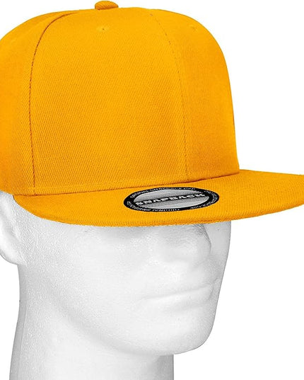 Classic Snapback Hat Cap Hip Hop Style Flat Bill Blank Solid Color Adjustable Size