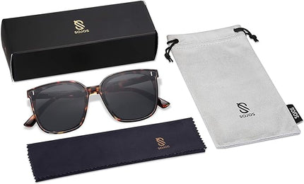 SOJOS Sunglasses for Women Men Vintage Style Shades SJ2157