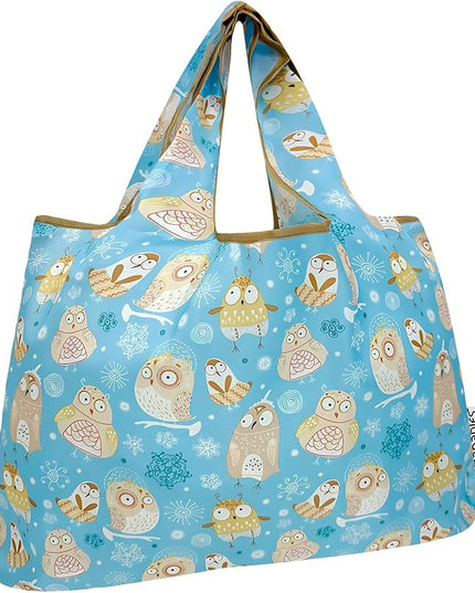 allydrew Large Foldable Tote Nylon Reusable Grocery Bags