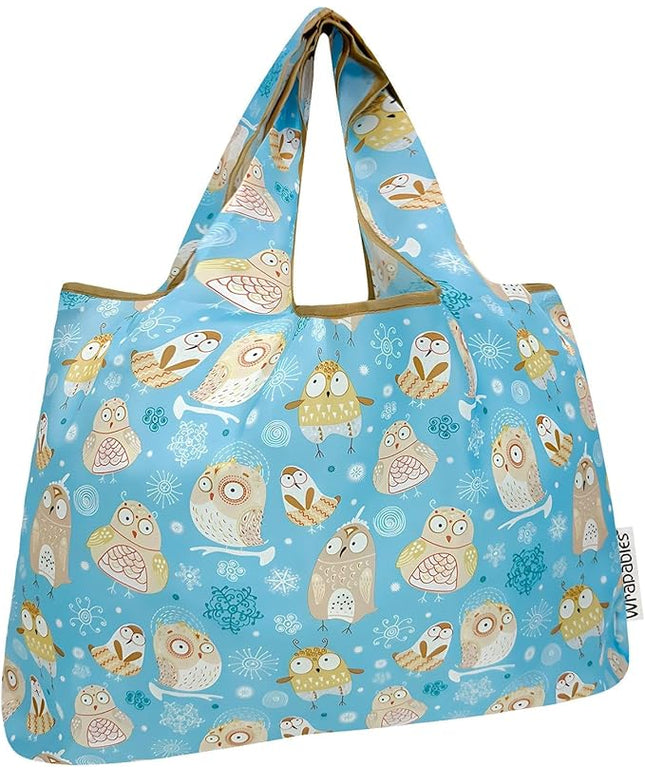 allydrew Large Foldable Tote Nylon Reusable Grocery Bags