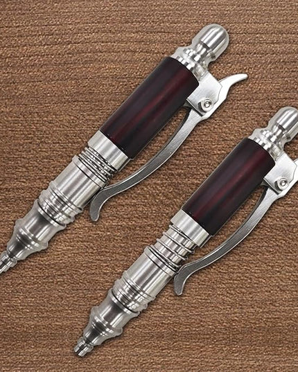 Dr. Metalleung Compact Stainless Steel Bolt Action Pen: The Ultimate Pocket - Sized EDC Essential