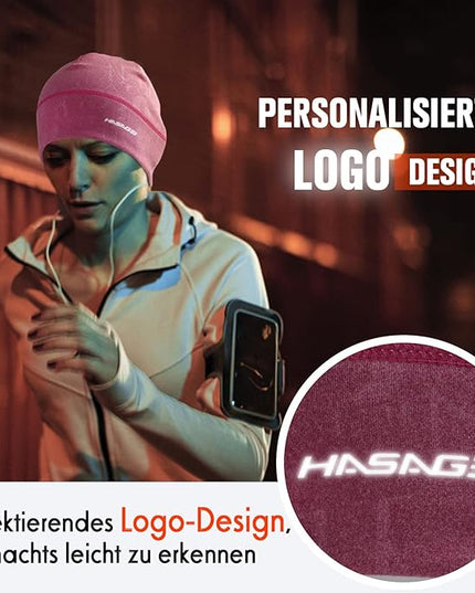 Skull Caps Beanies for Men & Women, Elastic Thermal Running Hat, Windproof Cycling Cap Helmet Liner Soft Beanie Hat