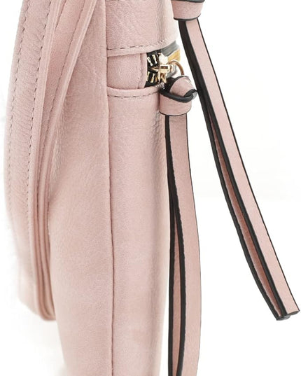 DELUXITY Crossbody Purse Bag Shoulder Bag Multi Pocket Zipper Purse | Mint