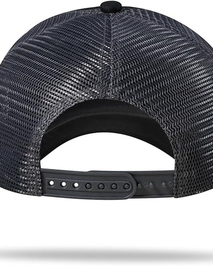 American Flag Trucker Hat - Snapback Hat, Baseball Cap for Men Women - Breathable Mesh Side, Adjustable Fit - for Casual Wear