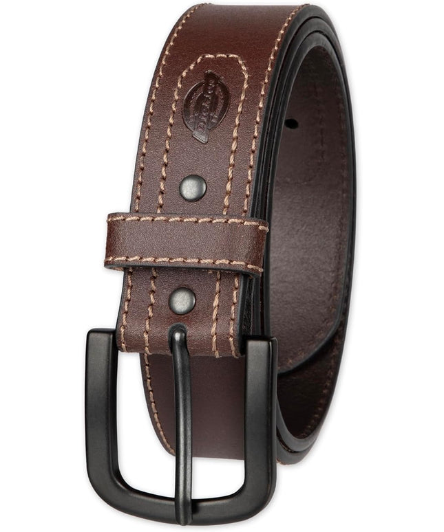 Dickies mens Industrial Strength Leather Belt – Workwear, Durable, Reinforced, Heavyweight