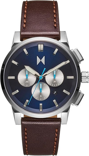 MVMT Chrono II Men’s Chronograph Watch – Ceramic Bracelet, Water Resistant, Minimalist Timepiece, Gift for Him