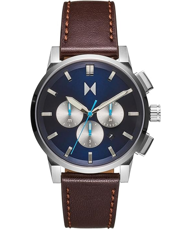 MVMT Chrono II Men’s Chronograph Watch – Ceramic Bracelet, Water Resistant, Minimalist Timepiece, Gift for Him