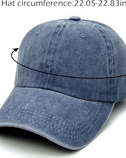 YeeHeen Ponytail Baseball Cap for Women High Messy Bun Caps Washed Cotton Hats