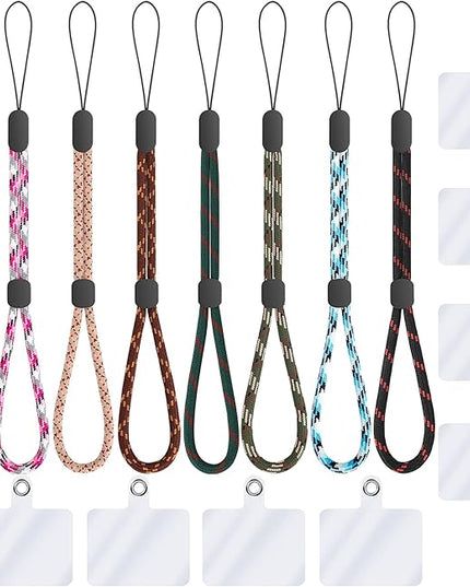 Hand Wrist Strap Lanyard, Adjustable Nylon Colorful for Mobile Phone, Camara, USB Flash Drive, ID Name Tag Badge