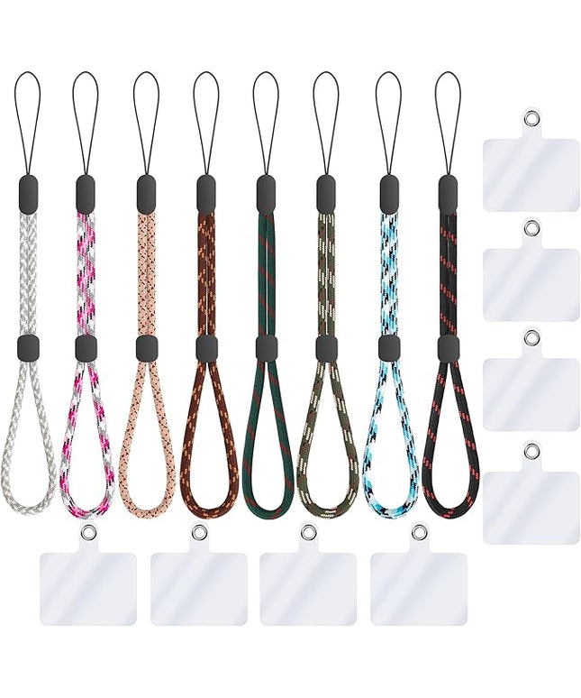 Hand Wrist Strap Lanyard, Adjustable Nylon Colorful for Mobile Phone, Camara, USB Flash Drive, ID Name Tag Badge