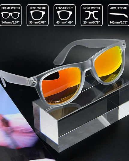 Joopin Square Sunglasses Polarized UV Protection Trendy Designer Sun Glasses Men Women