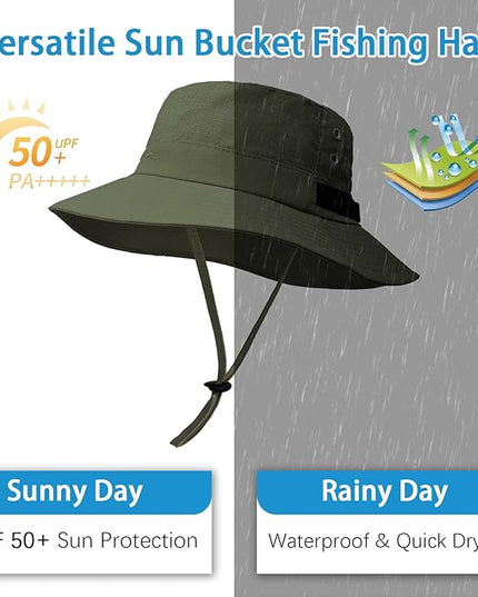 Cooling Sun Bucket Hat for Men Women Fishing Beach Safari Hats for Golf Hiking Hunting Outdoor UPF 50+