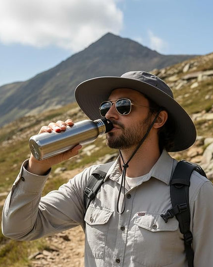 Wide Brim Bucket Hat Men Fishing Hiking Gardening Hat for Men and Women Fisherman Hat UPF 50+