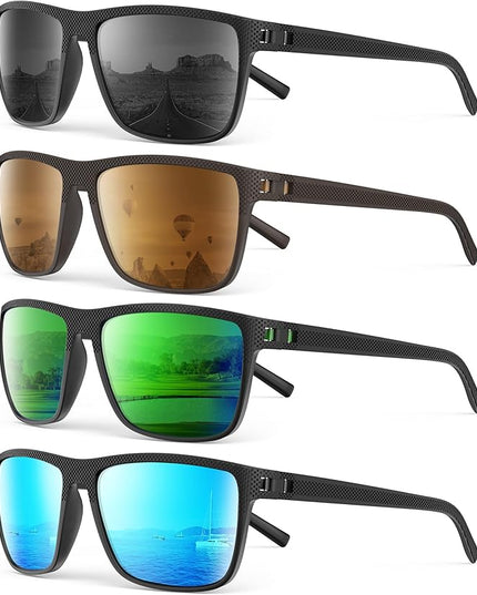 Sunglasses-Men Polarized Mens Sunglasses: Classic Women Sun Glasses UV Protection for Fishing Driving Golf
