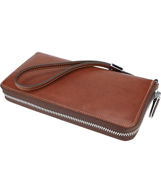 Lavemi Small Compact Women Wallet RFID Blocking Genuine Leather Bifold Purse with ID Windows