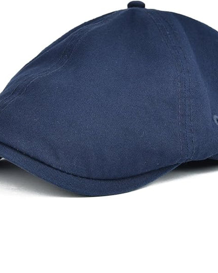VOBOOM Cotton Washing Flat Cap Cabbie Hat Gatsby Ivy Irish Hunting Newsboy