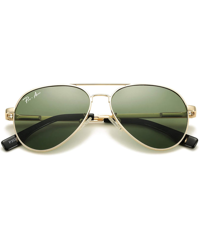 Pro Acme Classic Polarized Aviator Sunglasses 100% UV Protection, 52mm 58mm 63mm