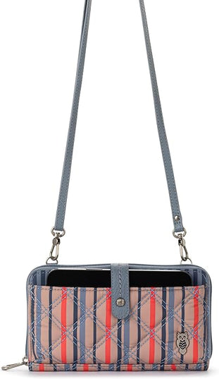 Sakroots Artist Circle Smartphone Crossbody in Coated Canvas, Detachable Wristlet Strap