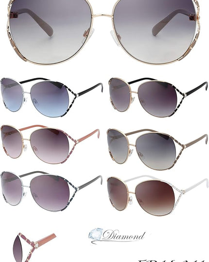 The Fresh Classic Crystal Elegant Women Beauty Design Sunglasses Gift Box