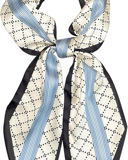 Dailyacc Hair Scarf for Women Fashion Silky Satin Headscarf Wrap Breathable Lightweight Neck Scarves For Handbag